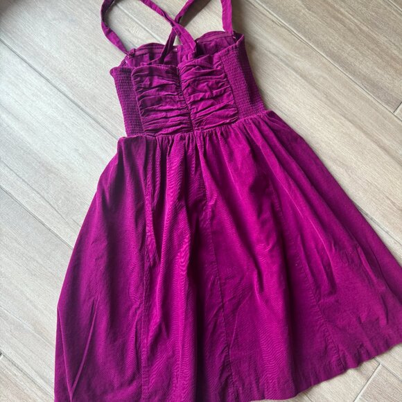 Anthropologie HD in Paris Magenta Sleeveless Dress | Women’s Size 4 - Picture 5 of 8